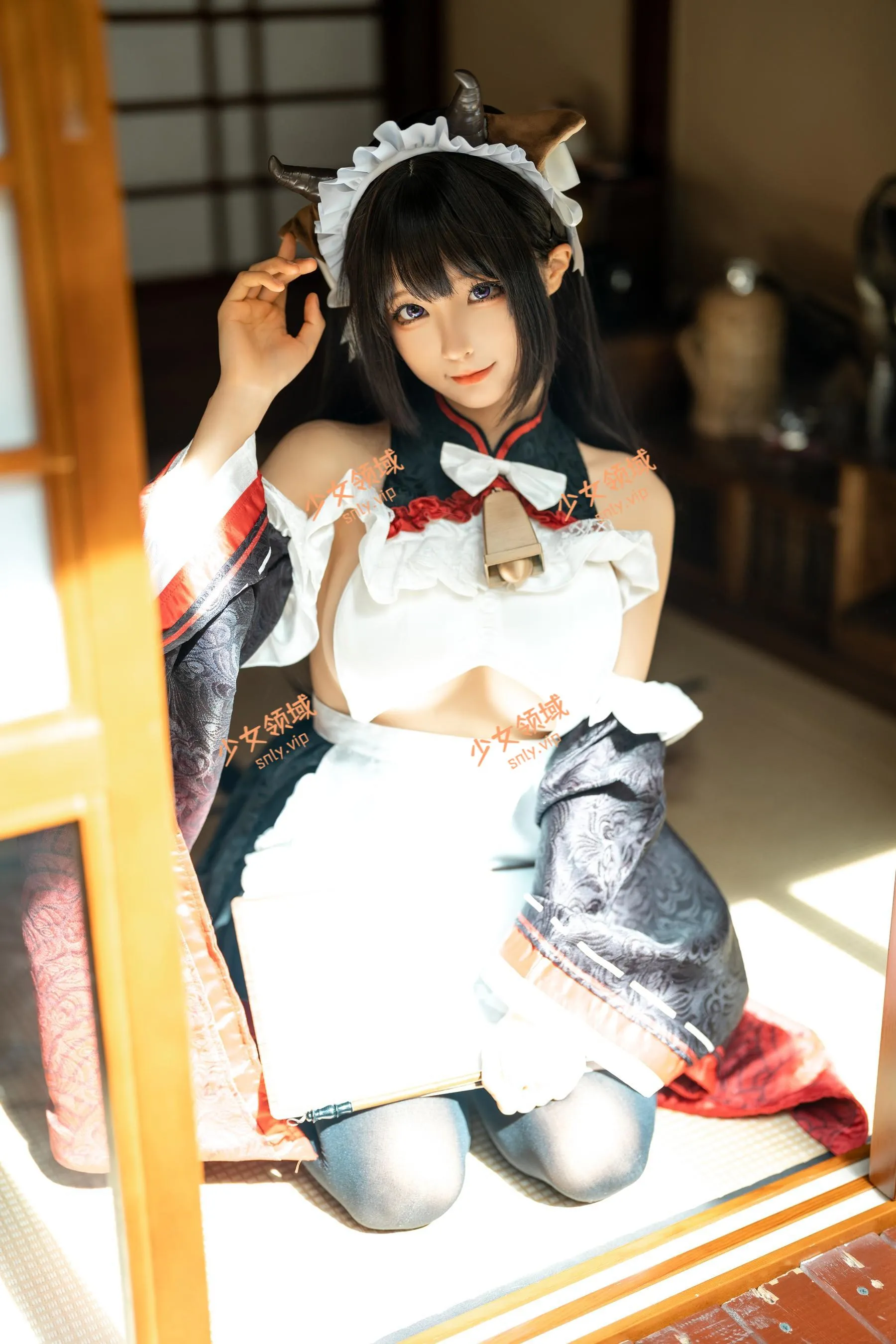 蠢沫沫 – NO.217 牛牛女仆 [16P]插图5